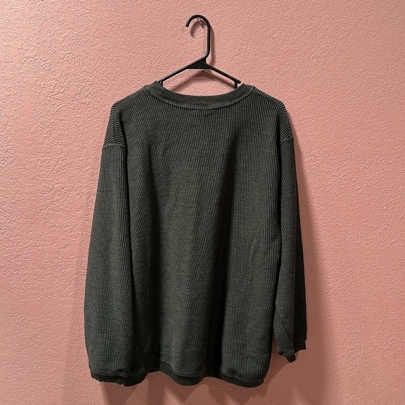 Dark Gray Corduroy Unisex Sweatshirt Size XL - Picture 3 of 7